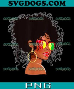 Melanin Queen Juneteenth PNG, Afro African American Women Black PNG, Juneteenth PNG