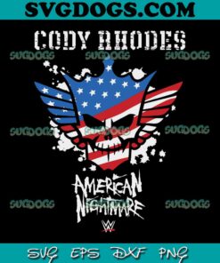 Armorial Cody Rhodes Logo WWE Wrestling SVG PNG, American Nightmare SVG PNG EPS DXF