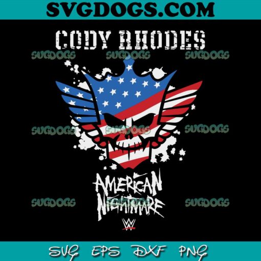 Armorial Cody Rhodes Logo WWE Wrestling SVG PNG, American Nightmare SVG PNG EPS DXF