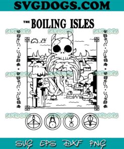 Boiling Isles SVG PNG, The Owl House Hexside School Of Magic And Demonics SVG PNG EPS DXF