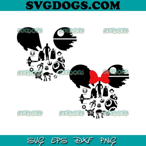 Bundle May The 4th Be With You SVG PNG, Television Series SVG, Mickey May 4th SVG PNG EPS DXF