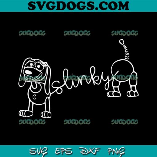 Slinky Dog Toy Story SVG PNG, Slinky Dog SVG, Disney SVG PNG EPS DXF