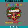 Juneteenth 1865 PNG, Juneteenth Is My Independence Day PNG, Afro Melanin Black Queen PNG