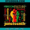 Juneteenth Freedom Since 1865 SVG PNG, Juneteenth Freedom SVG, Black History SVG PNG EPS DXF