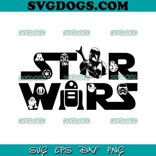 May The 4th Be With You SVG, Star War SVG, May The 4th SVG PNG EPS DXF