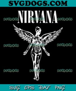 Nirvana Tour 90s SVG PNG, Nirvana SVG PNG EPS DXF