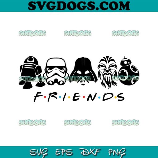 Star Wars Friends SVG PNG, Baby Yoda SVG, Star Wars SVG PNG EPS DXF