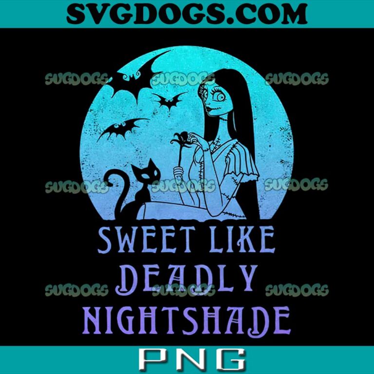 Sweet Like Deadly Nightshade Nightmare Before Christmas PNG