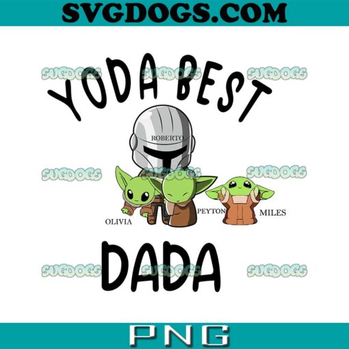 Yoda Best DADA PNG, Star War PNG, Baby Yoda PNG, Father Day PNG