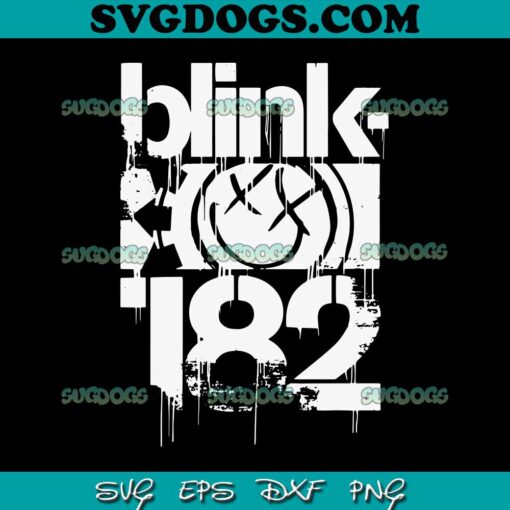 Blink 182 Band SVG PNG, Blink 182 Pop Punk Band SVG PNG EPS DXF