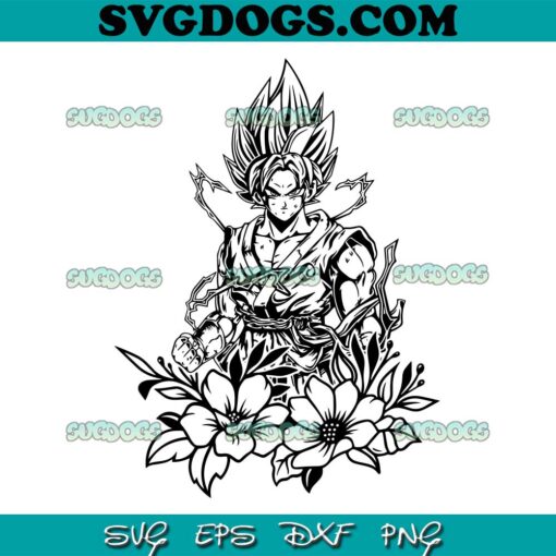 Dragon Ball Z Son Goku SVG PNG, Son Goku SVG, Dragon Ball SVG PNG DXF EPS