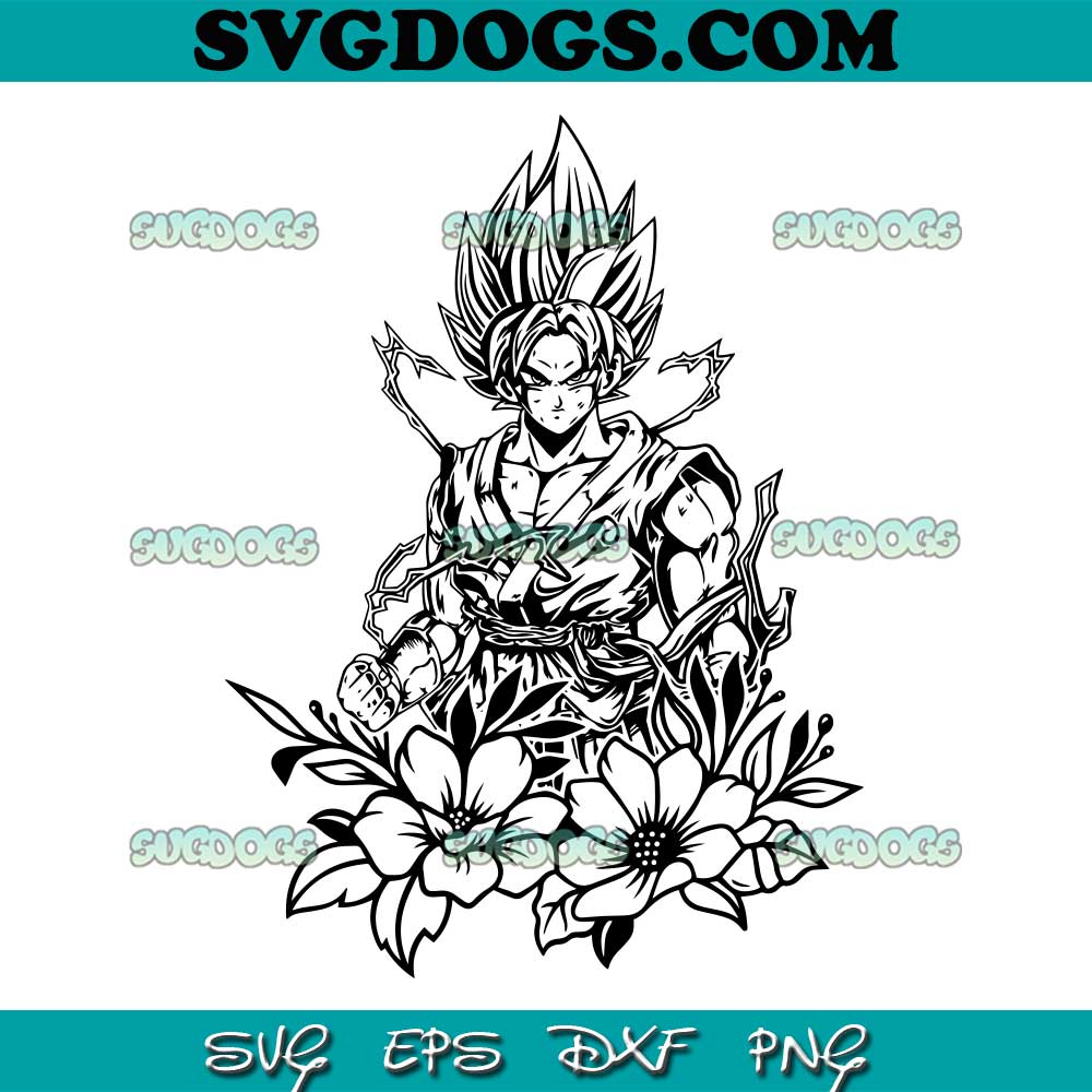 Goku Svg, Son Goku Dragon Ball Svg, Anime Dragon Ball Svg, Dragon Ball Svg,  file for cricut, Anime svg, png, eps, dxf digital download