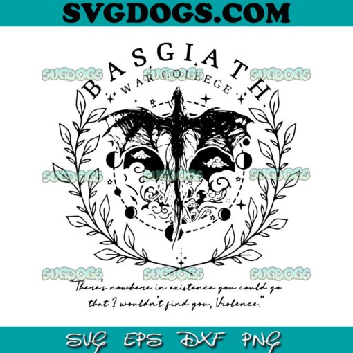 Fourth Wing Basgiath War College SVG PNG, Rebecca SVG PNG EPS DXF