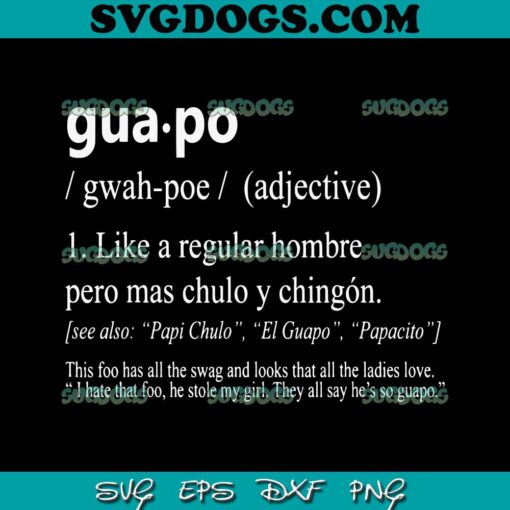 Guapo Like A Regular Hombre Pero Mas SVG PNG, Like A regular Hombre SVG, Hombre Pero Mas SVG PNG EPS DXF