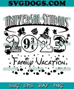 Harry Potter Universal Studio 2023 SVG, 2023 Disney Trip SVG, Faminy Vacation SVG PNG EPS DXF