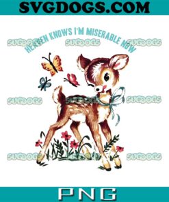 Heaven Knows I'm Miserable Now PNG, Deer PNG