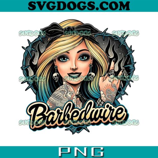 Barbed Wire Dolls PNG, Barbie PNG, Hello Barbedwire PNG