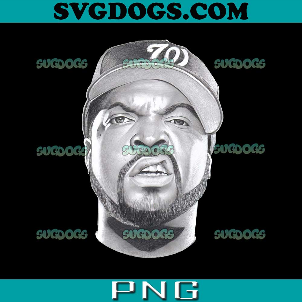 Ice Cube PNG, Ice Cube Portrait PNG