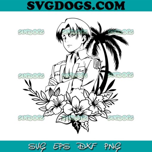 Levi Ackerman SVG, Attack On Titan SVG, Levi Anime SVG PNG DXF EPS