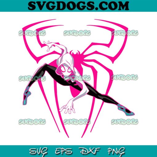 Spider Man Into The Spider Verse SVG PNG, Gwen Ghost SVG, Spider Spider SVG PNG EPS DXF