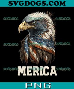 Merica Eagle Mullet 4th Of July PNG, American Flag USA PNG