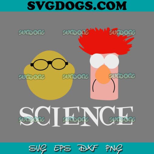 Science SVG PNG, Rockin Outline Animal Muppet Babies SVG PNG EPS DXF