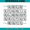 Alphabet Lore SVG, Villain Alphabet SVG, Lore F Costume SVG PNG DXF EPS