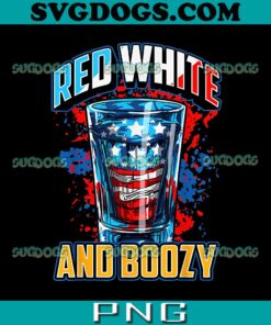 Red White And Boozy PNG, American Drinks PNG, 4th Of July PNG