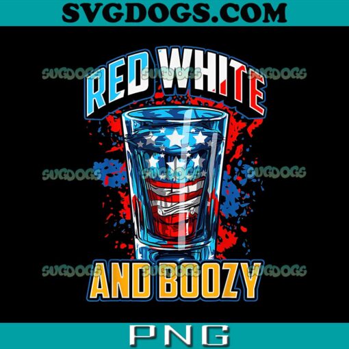 Red White And Boozy PNG, American Drinks PNG, 4th Of July PNG