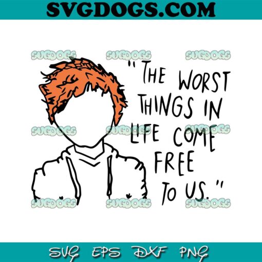 The Mathematics Tour SVG PNG, Ed Sheeran SVG, The Worst Things In Life Come Free To US SVG PNG EPS DXF