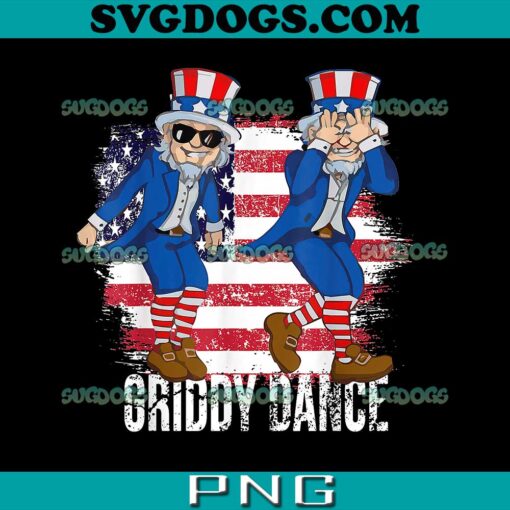 Uncle Sam Griddy Dance 4th Of July PNG, Independence Day PNG