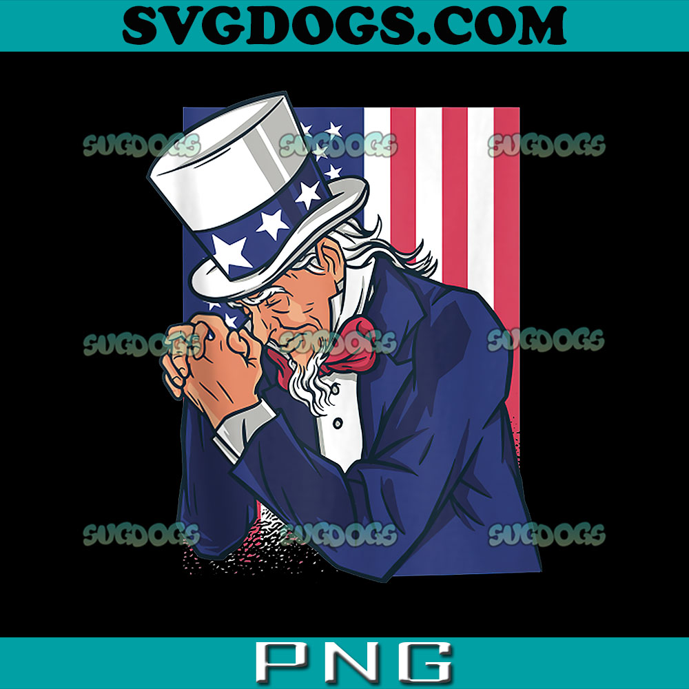Uncle Sam Praying Us American Patriotic Culture 4th July PNG, 4th Of July Uncle American Sam PNG