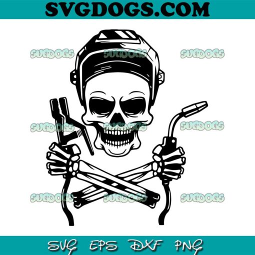 Welder Skull SVG PNG, Welder Skeletal Head SVG, US Welder Skull SVG PNG EPS DXF