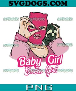 Baby Girl Barbie Girl PNG, Pink Party Girl PNG, Barbie Movie PNG