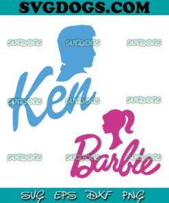 Barbie And Ken SVG PNG, Couple Retro Doll Baby SVG, Pink Baby Doll SVG PNG EPS DXF