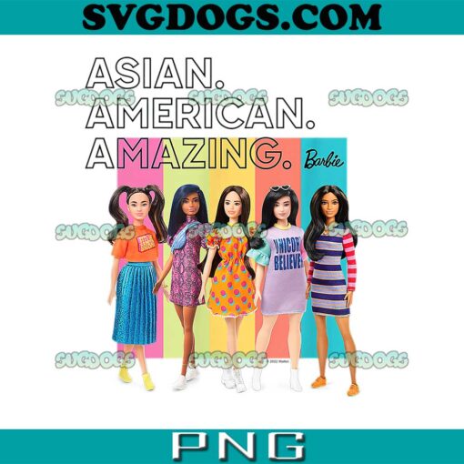 Barbie Asian American Amazing PNG, Barbie Girl PNG, Barbie Movie PNG