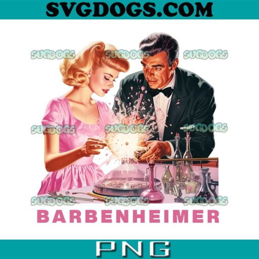 Barbie x Oppenheimer PNG, Barb Collab Oppen PNG, Barbie Oppenheimer 2023 PNG