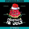 Christmas In July Squad PNG, Summer Xmas PNG, Sunglasses Overlay PNG