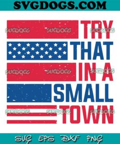 Try That In A Small Town SVG, Try That In A Small Town Free, Country Music SVG PNG EPS DXF