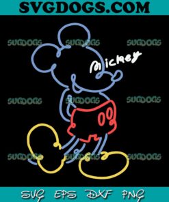Mickey Stands SVG PNG, Disney Mickey SVG, Mickey Mouse SVG PNG EPS DXF