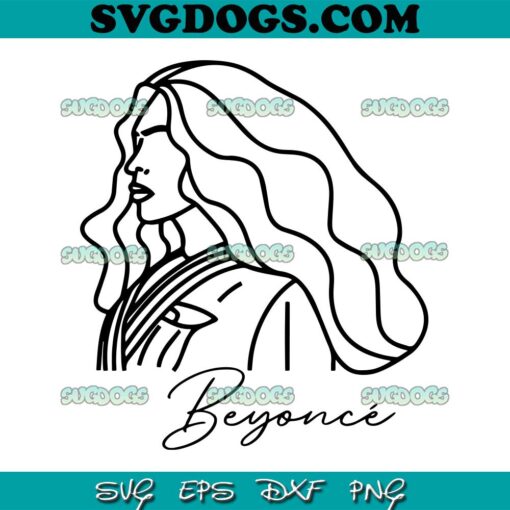 Beyonce SVG PNG, Fancy Beyonce Renaissance Tour 2023 SVG, Beyonce Singer SVG PNG EPS DXF