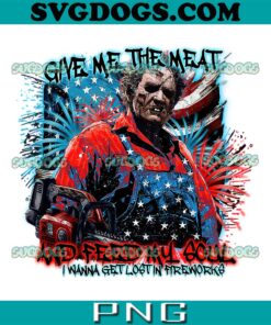 Michael Myers 4th Of July PNG, Give Me The Meat PNG, Michael Myers Halloween PNG
