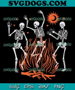 Dancing Skeleton Halloween SVG PNG, Halloween Party SVG, Skeleton SVG PNG EPS DXF