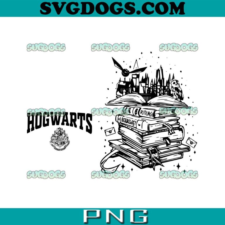 Harry Potter Hogwarts Castle Book SVG PNG #1