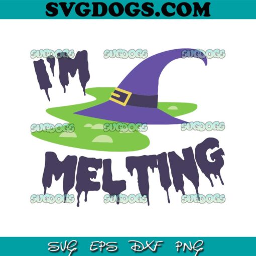 I’m Melting SVG PNG, I’m Melting Premium SVG, Hat Halloween SVG PNG EPS DXF