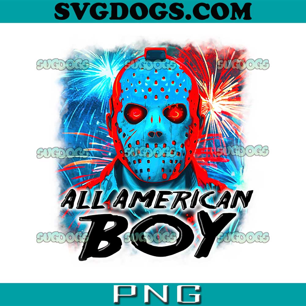 Jason Voorhees All American Boy PNG, Jason Voorhees 4Th Of July PNG, All American Boy PNG