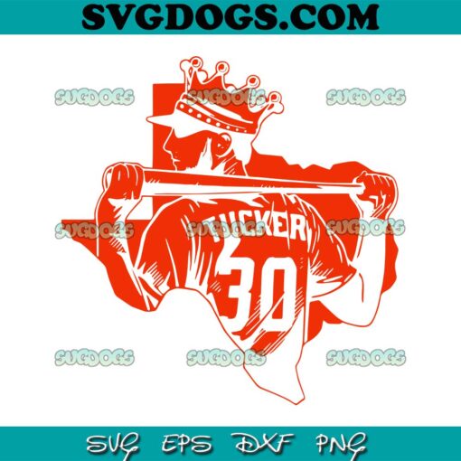 Kyle Tucker King Of Texas SVG PNG, MLB Player SVG, Tucker SVG PNG EPS DXF