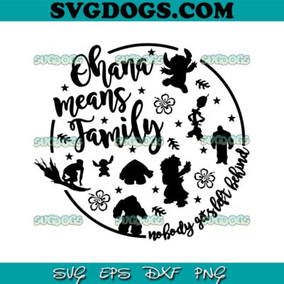 Ohana Means Family SVG PNG #1