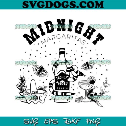 Practical Magic Midnight Margaritas SVG PNG, Witchy Drinking SVG, Practical Magic SVG PNG EPS DXF