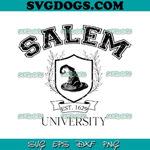 Salem University SVG PNG, Halloween SVG, Fall SVG, Witch SVG PNG EPS DXF
